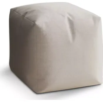 Taburet Sablio Taburet Kostka Ledově šedá: 40x40x40 cm - Sablio