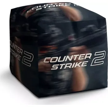 Taburet Sablio Taburet Kostka Counter Strike 2 Voják 2: 40x40x40 cm - Sablio
