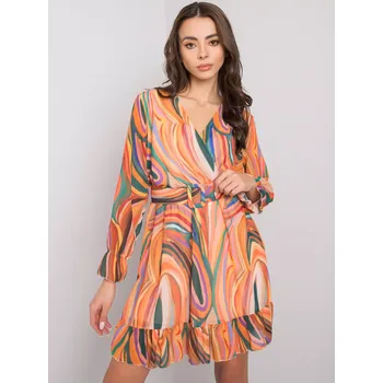 Dámské šaty Šaty DHJ SK 12220 4.21 oranžová jedna velikost