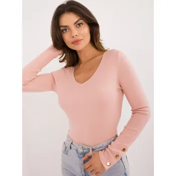 Dámský svetr Jumper AT SW 2334.49 světle růžový S/M