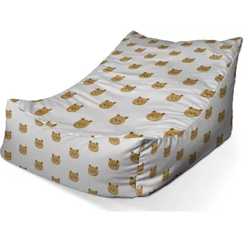 Sedací pytel Sedací vak Lounge Medvídci na bílé - Sablio - 80 x 95 x 50 cm