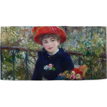 Ručník Sablio Ručník s potiskem Dvě sestry (Na Terase) - Pierre-Auguste Renoir - 30x50 cm