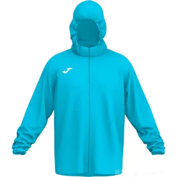 Šusťáková bunda JOMA RAIN, barva zářivě tyrkysová, velikost XL