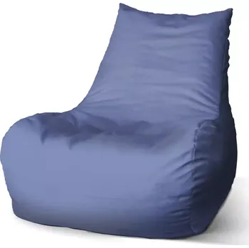 Sedací pytel Sedací vak Bean Fialově modrá - Sablio - 100 x 90 x 45 cm