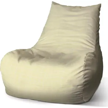 Sedací pytel Sedací vak Bean Žluté pletivo - Sablio - 100 x 90 x 45 cm