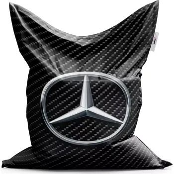 Sedací pytel Sedací vak Classic Logo 4 Carbon - Sablio - 200x140 cm