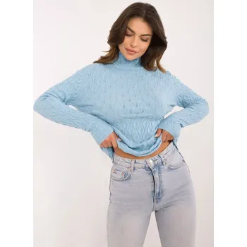 Dámský svetr Jumper AT SW 2334 2.61 světle modrý jedna velikost