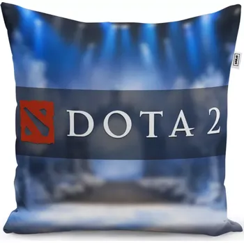 Dekorativní polštářek Dekorační polštář DOTA 2 Modrá - Sablio - 40x40 cm