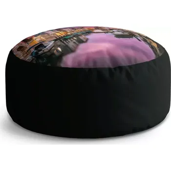 Taburet Sablio Kulatý taburet Circle Benátky: 38x48 cm - Sablio