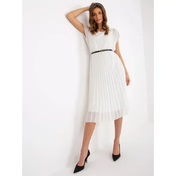 Dámské šaty Šaty DHJ SK 8839 1.23X ecru jedna velikost