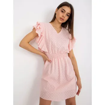 Dámské šaty Šaty LK SK 508169.41P světle růžová 38