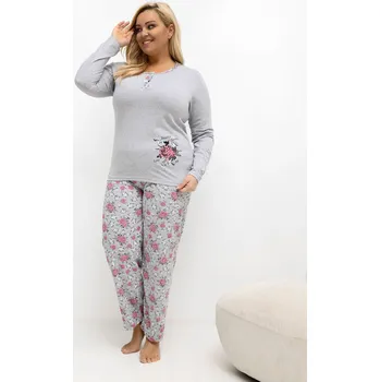 Pánské pyžamo DU PI pyžamo FP 503.47 šedé 2XL