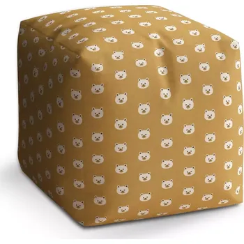 Taburet Sablio Taburet Kostka Roztomilí medvídci: 40x40x40 cm - Sablio