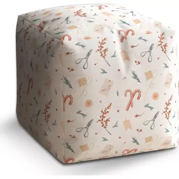 Taburet Sablio Taburet Cube Sváteční dílna: 40x40x40 cm