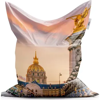 Sedací pytel Sedací vak Classic Paříž Elysejský palác - Sablio - 150x100 cm