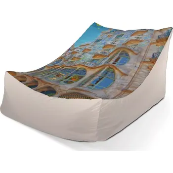 Sedací pytel Sedací vak Lounge Barcelona Gaudi Casa Batllo 2 - Sablio - 80 x 95 x 50 cm