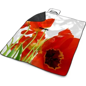 deka Sablio Plážová deka Tulipány: 200x140 cm