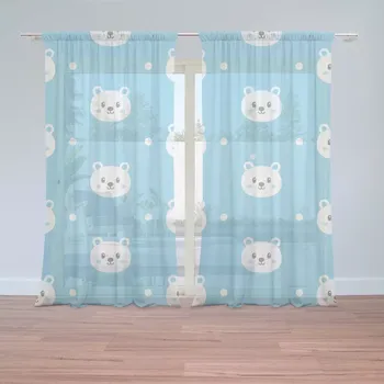 Záclona Sablio Záclony Medvídci: 2 ks - 150x250 cm - Sablio