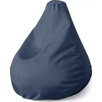 Sedací pytel Sedací vak Pear Tmavě modrá - Sablio - 70 x 95 x 15 cm