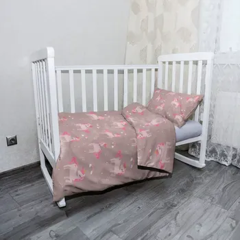 Povlečení Sablio Mikroplyšové povlečení do dětské postýlky Pony - 100x135 / 40x60