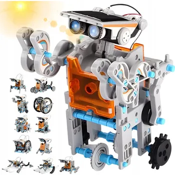 ostatní stavebnice Stavebnice 12v1 vzdělávací roboti 190 dílků se solárním panelem