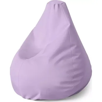 Sedací pytel Sedací vak Pear Světle fialová - Sablio - 70 x 95 x 15 cm