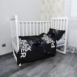 Sablio Mikroplyšové povlečení do dětské postýlky BLACK PANTHER z profilu Černý - 100x135 / 40x60