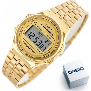 Hodinky Unisex hodinky Casio A171WEG -9AEF vintage zlaté