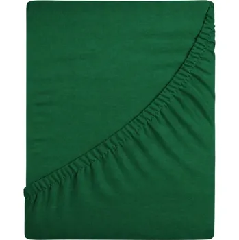 Prostěradlo PROSTĚRADLO JERSEY S GUMOU 220x200 SILNÉ DeLux 155g ZELEŇ ZELENÁ