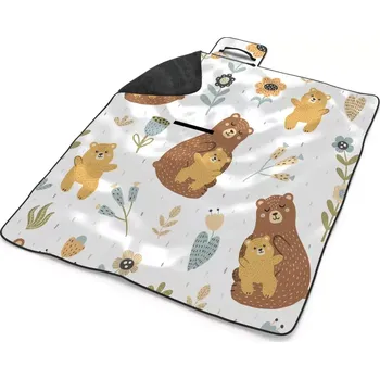 deka Sablio Plážová deka Medvědi: 200x140 cm