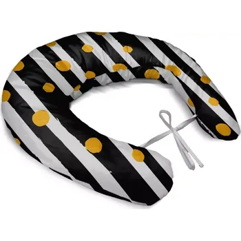 Kojící polštář Sablio Těhotenský polštář Pruhy a puntíky