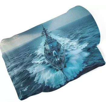 deka Sablio Deka Válečná loď prorážející oceán - 150x120 cm