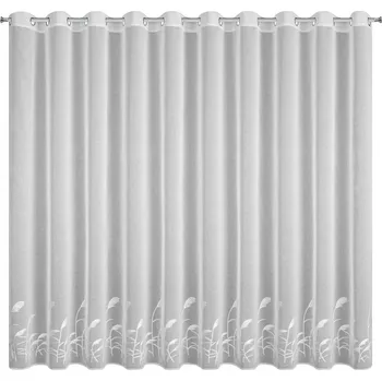 Záclona Eurofirany Tasha na kroužcích bílá