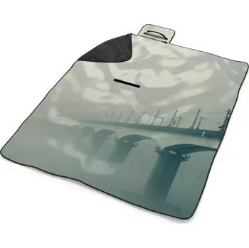 deka Sablio Plážová deka Železniční most: 200x140 cm