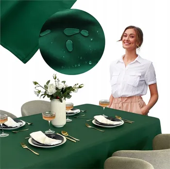 ubrus Ubrus Łóżkoholicy zelený, nešpinivý, obdélníkový 130x180 cm