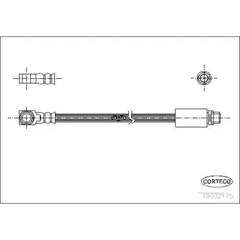 Brzdová hadice Brzdová hadice CORTECO 19032175