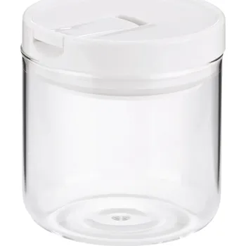 Dóza na potraviny Kela Dóza ARIK sklo 600 ml, bílá, 0,6 l