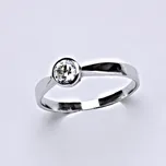 Čistín VR 87 prsten z bílého zlata se…