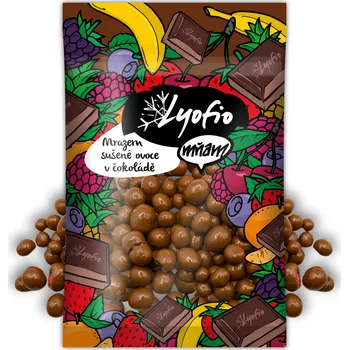 Sušené ovoce Lyofio Lyofilizovaná brusinka v mléčné čokoládě 200 g