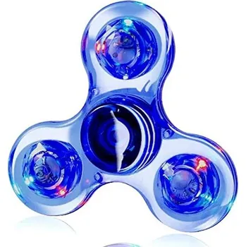 Gadget Crystal svítící fidget spinner | antistresová hračka - Modrý