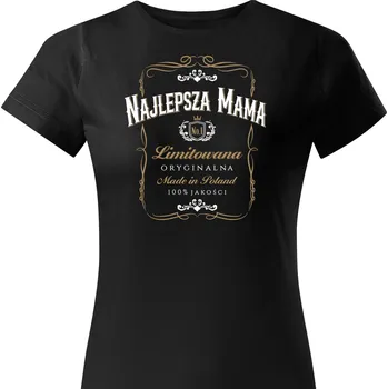 Dámské tričko Vtipné tričko ke Svátek matek s potiskem NAJLEPSZA MAMA pro ni