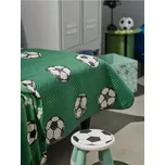 Sinsay - Oboustranná přikrývka s fotbalovým motivem - vícebarevná