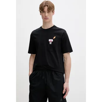 Pánské tričko Bavlněné tričko adidas The Mini Embroidery KB2526 černá 99X, vel. L