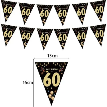 Party dekorace Narozeninová girlanda party | narozeninová výzdoba - 60.