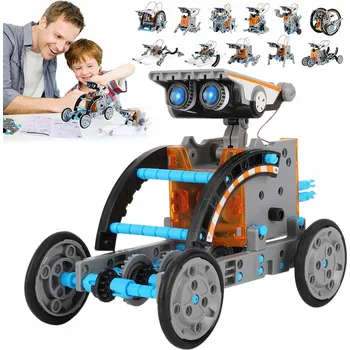ostatní stavebnice Stavebnice kostky STEM solární robot 12v1 190 dílů kreativní zábava