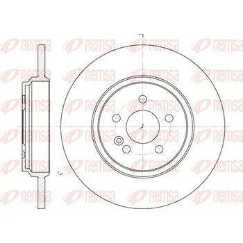 Brzdový kotouč Brzdový kotouč REMSA 6631.00