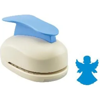 Děrovačka Raznice kovová na papír MAXI anděl