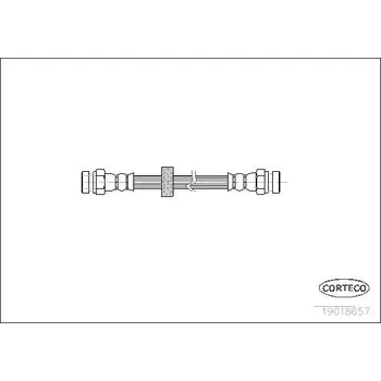 Brzdová hadice Brzdová hadice CORTECO 19018657