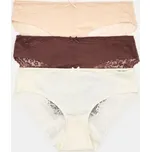 Sinsay - Kalhotky s krajkou 3 kusy - vícebarevná - 502GV-MLC - 502GV-MLC-XXL