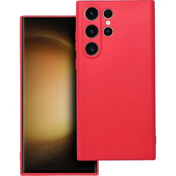 Pouzdro na mobilní telefon Pouzdro Soft Color Case pro Samsung Galaxy S23 Ultra červené